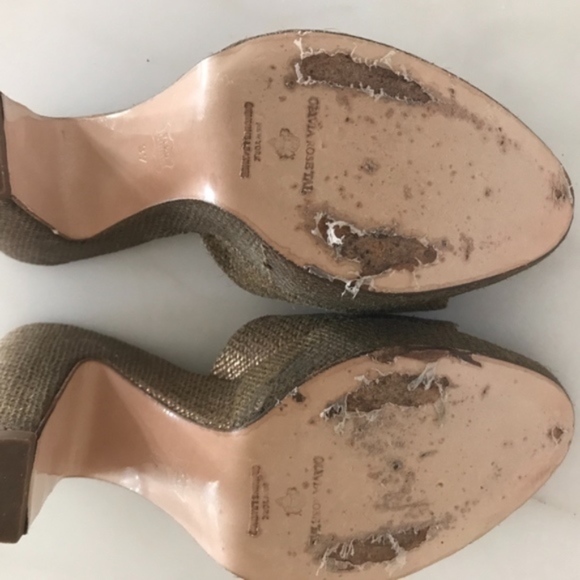 Olivia Rose Tal Natural Woven Gem Heels - Picture 6 of 6